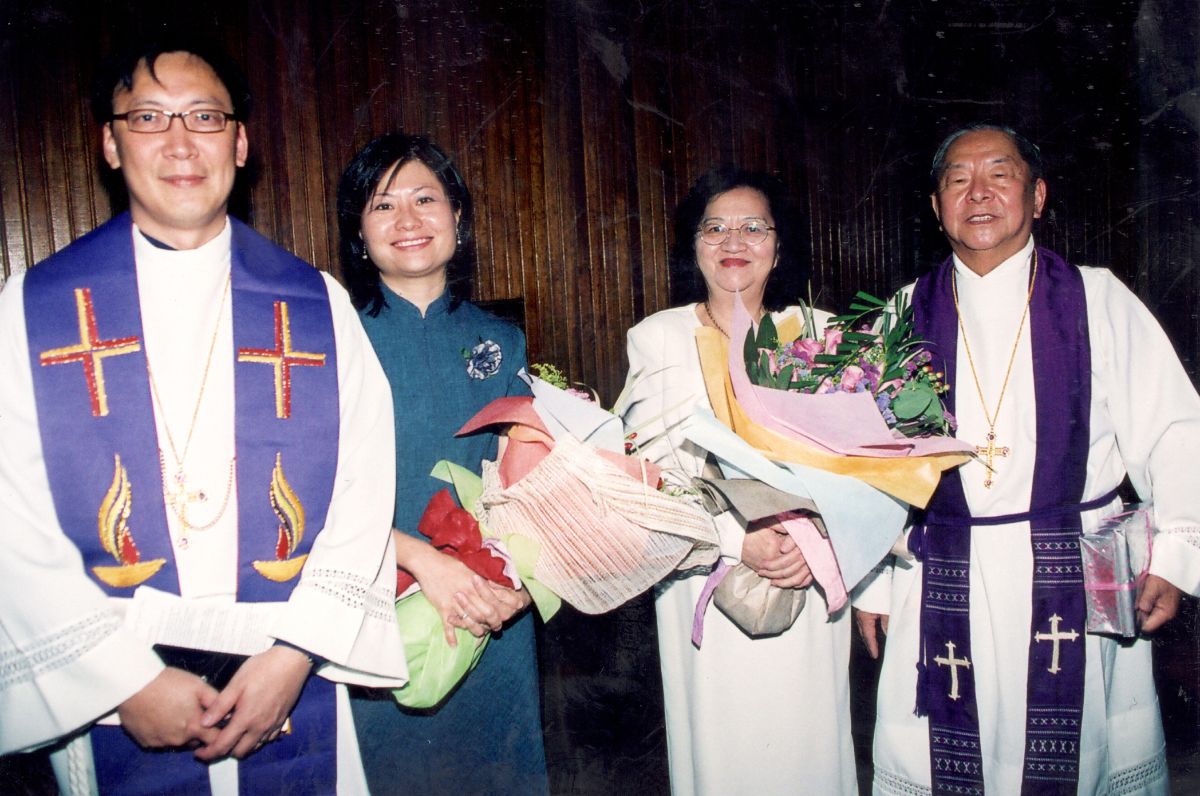 Philip Loke and wife Gideon Chang and wife