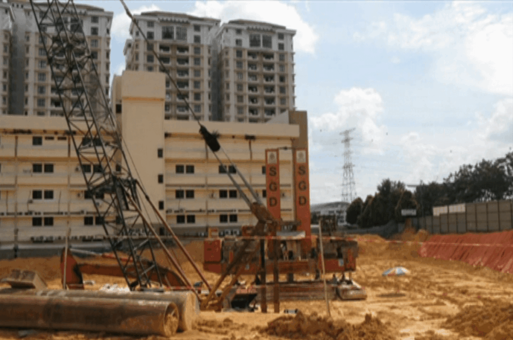 luther centre construction foundation