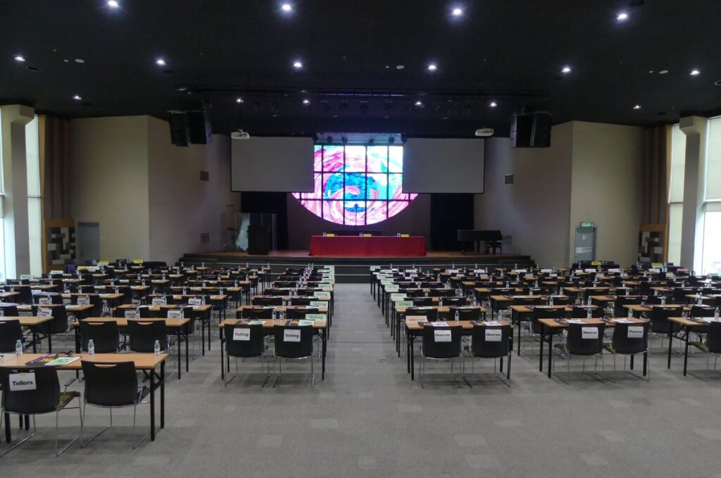 auditorium entrance view