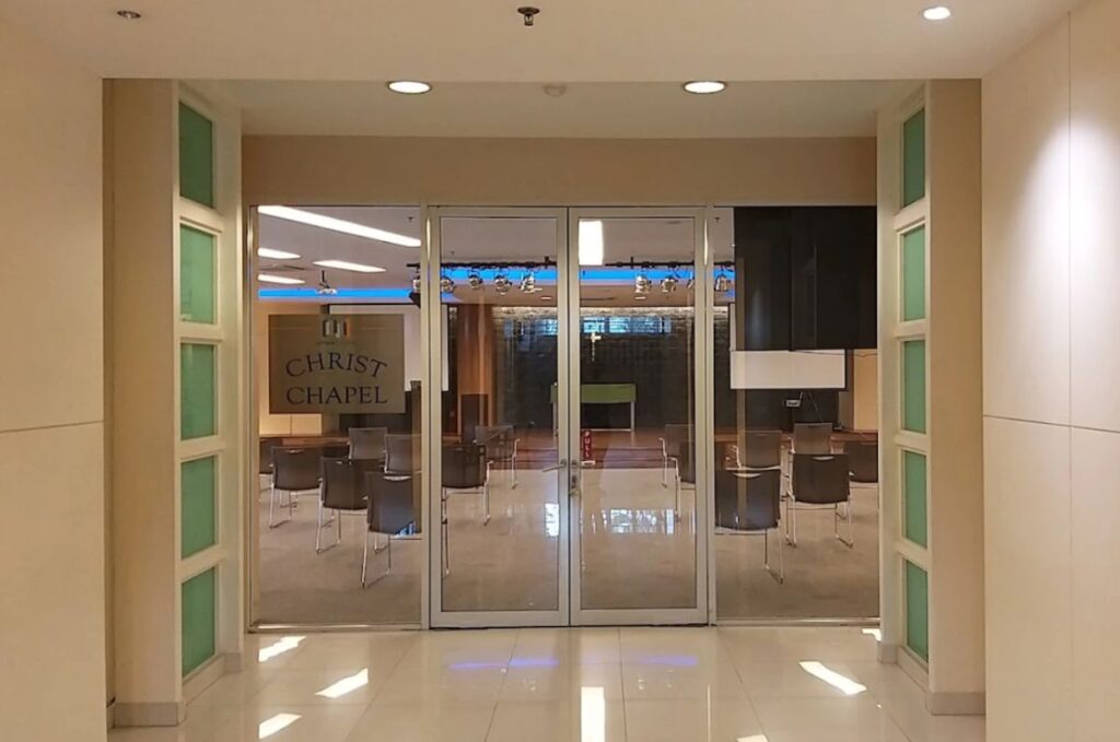 chapel entrance view